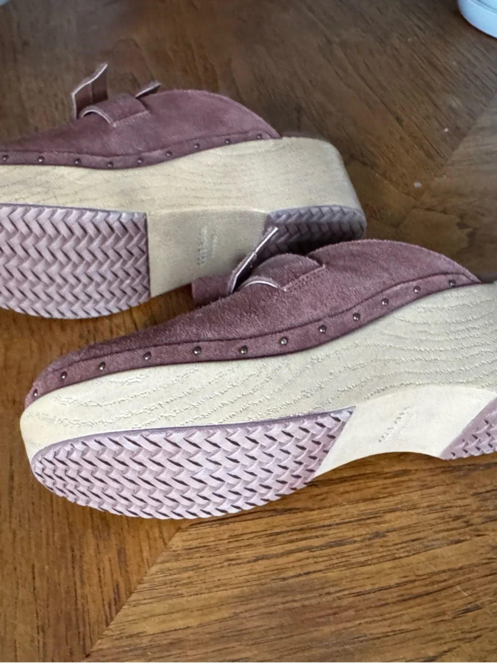 Cole Haan Suede Platform Mule in Rosewood - Picture 7 of 8